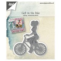 Joy 6002/1058 Meisje op fiets